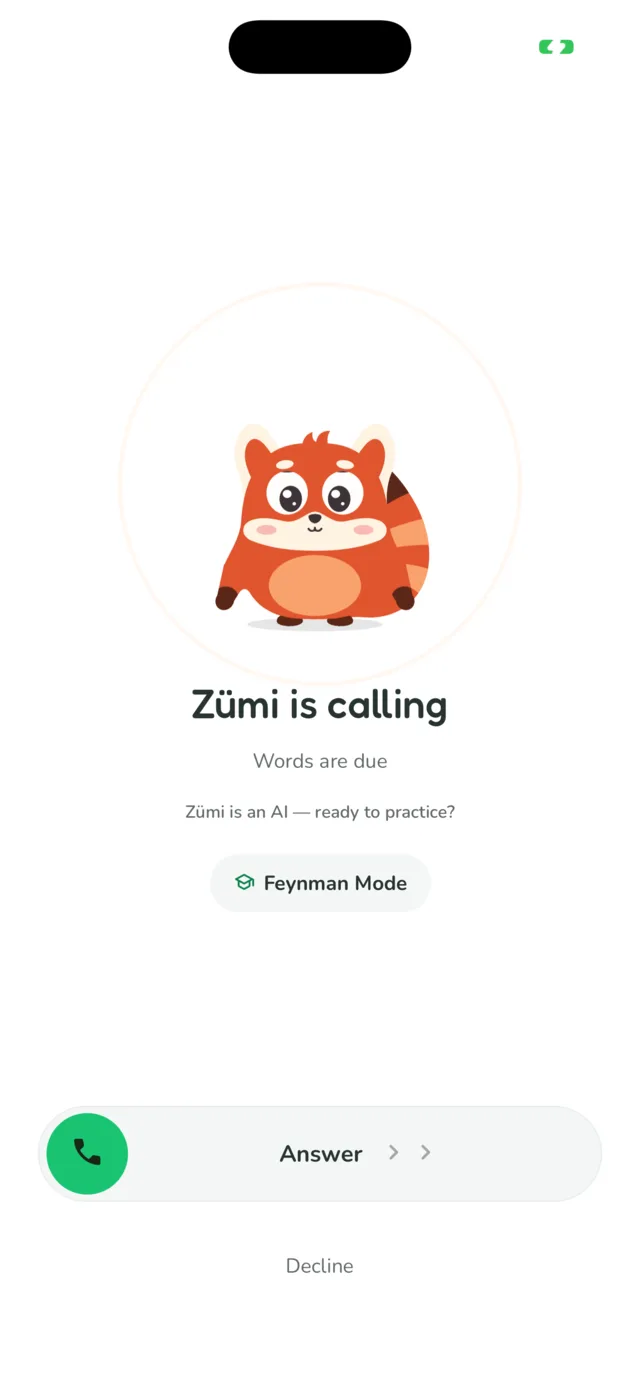 Zümi is calling